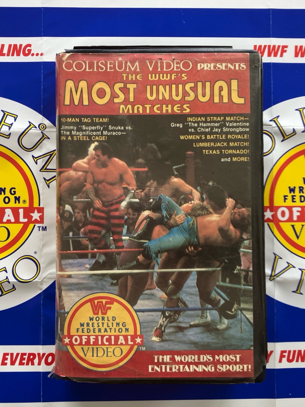 WWF’s Most Unusual Matches Clamshell VHS Tape